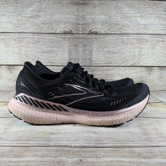 Brooks Womens Size 9 Glycerin GTS 19 Running Shoes Black 1203441B074 Lace Up - Picture 7 of 13